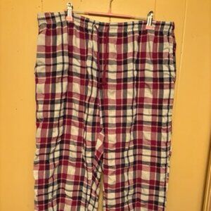 Ladies Natural Reflections Size XL Red Plaid Lounge Pants. GUC